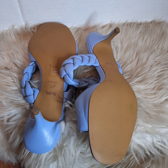 Coach Mollie Periwinkle Slides 10B NWD - Picture 7 of 11